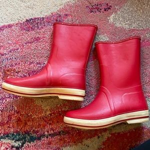 Sperry Red Rainboots